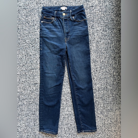 Good American đź’«EUCđź’« Good Classic Always Fits Ankle Straight Jeans - A / 00 - 4 - Picture 11 of 13